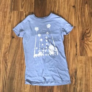 Aeropostale: classic crew; patterned (palm trees)